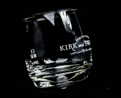 Kirk and Sweeney Rum, Glas /Gläser Rolling Tumbler, Das rollende Rum Glas, 4cl, Domenican Rum