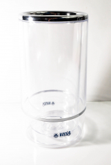 Vilsa Mineralwasser, Acryl Chrom Flaschenkühler, Eiswürfelkühler