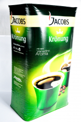 Jacobs Kaffee, XXL Aufblasbare 500gr Packung Jacobs Krönung zum Anhängen, Deko