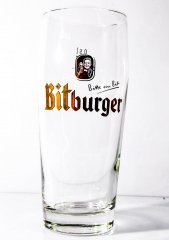 Bitburger Bier, Bierglas, Willibecher 0,5l