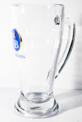 Hofbräu Bier München, Glas / Gläser Bauchiger Bierseidel, Bierkrug 0,5l Baviera 67cl