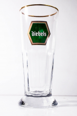 Diebels Alt, Glas, Gläser, Bierglas Cup Relief Goldrand 0,25l