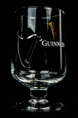 Guinness Beer Glas / Gläser, Bierglas Bauchiges Goblet Glas im 1980 Design