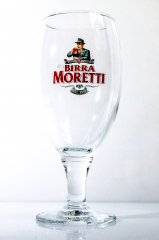 Birra Moretti Bier, Italiana Bierglas 0,2, Pokalglas