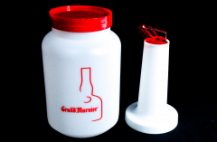 Grand Marnier Likör, XXL Speed Bottle Shaker mit Rezeptvorgabe 1,5l, Barzubehör