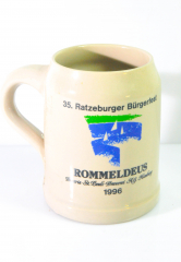 Rommeldeus, Ratzeburger Bier, Bierkrug, Tonkrug Editionskrug 925 Jahre Ratzeburg