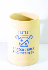 Rommeldeus, Ratzeburger Bier, Bierkrug, Tonkrug Editionskrug Wappen