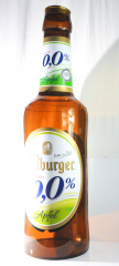 Bitburger Bier, Aufblasbare Bottle Bob XL Bitburger Alkoholfrei 0,0 % Apfel zum Aufstellen
