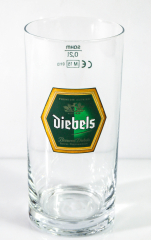 Diebels Alt Altbier, Glas, Gläser, Bierglas 0,2l Logo zentriert