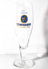 Löwenbräu Bier, Bierglas, Pokalglas 0,3l Ritzenhoff (Löwe satiniert auf Rückseite)