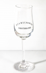 Schwechower Obstbrand, Bouquet Glas, Obstbrandglas, Spirituosenkelch Apero 2cl Böckling
