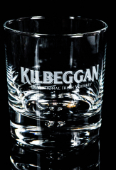 Kilbeggan Whisky, Glas, Tumbler, Whiskytumbler mit dicken Boden, Perle im Fuß, 2cl / 4cl