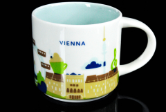 Starbucks Kaffeebecher, Citybecher You are here, YAH City Mug, Vienna 414ml SKU