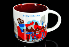 Starbucks Kaffeebecher, Citybecher You are here, YAH City Mug, Birmingham 414ml SKU