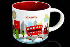 Starbucks Kaffeebecher, Citybecher You are here, YAH City Mug, London 414ml
