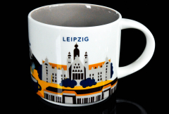 Starbucks Kaffeebecher, Citybecher You are here, YAH City Mug, Leipzig 414ml SKU