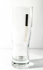 Strongbow Cider, Cider Glas, Longdrinkglas Gold 0,3l