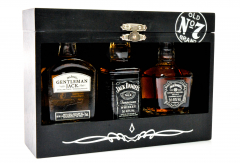 Jack Daniels Whisky, Family of Brand Tennessee Whiskey Miniatur, Sammelflaschen, 3 x 50 ml Geschenkset Glorifier (26,66€/100ml)