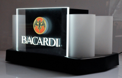 Bacardi Rum, LED Back Bar Riser, Barcaddy, Cocktailzubehör Behältnis, Dimmerfunktion