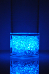 Malibu Rum, LED Leucht Acryl Longdrinkglas, Rumglas mit div. Leuchtfunktionen