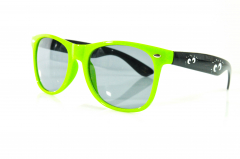 Kleiner Feigling, Sonnenbrille UV 400 Kat.3, Partybrille, grüne Ausführung 2021