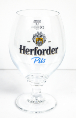 Herforder Bier, Bierglas, Glas / Gläser Schwenker, Kugelglas 0,4l neue Ausführung