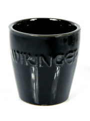 Wikinger Met, Tonbecher, Ton Glas, Tonkrug 0,1l, schwarze Ausführung