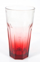 Captain Morgan Rum, Longdrinkglas, Gläser Neue Ausführung, rot satiniert 4cl