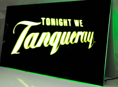 Tanqueray Gin, LED Leuchtreklame, Leuchtwerburg Tonight Acryl
