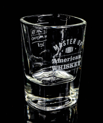 Jack Daniels Whiskey Glass / Glasses MOAW Schnaps Shot Bar 2cl / 4cl Short