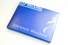 Johnnie Walker Whisky, 5 x 2 Handwärmer Thermopad 12h Keep Walking