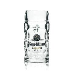 Benediktiner Weissbier, Bierglas, Krug Glas / Gläser Seidel Bierkrug Weissbierglas 0,5l