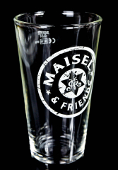 Maisels Weisse Bier, Glas / Gläser, Weissbierglas, Willibecher 0,3l M & F White