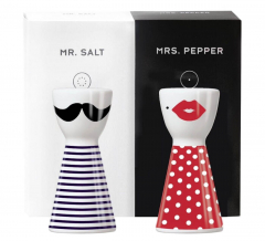 Ritzenhoff Mr.Salt and Mrs.Pepper, multicolored salt and pepper shakers