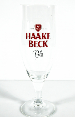 Haake Beck Bier, Glas / Gläser Bierglas, Pokalglas 0,4l Ritzenhoff