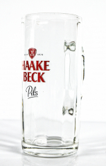 Haake Beck Bier, Glas / Gläser Kanten Bierglas, Bierseidel, Krug Moldau 0,3l